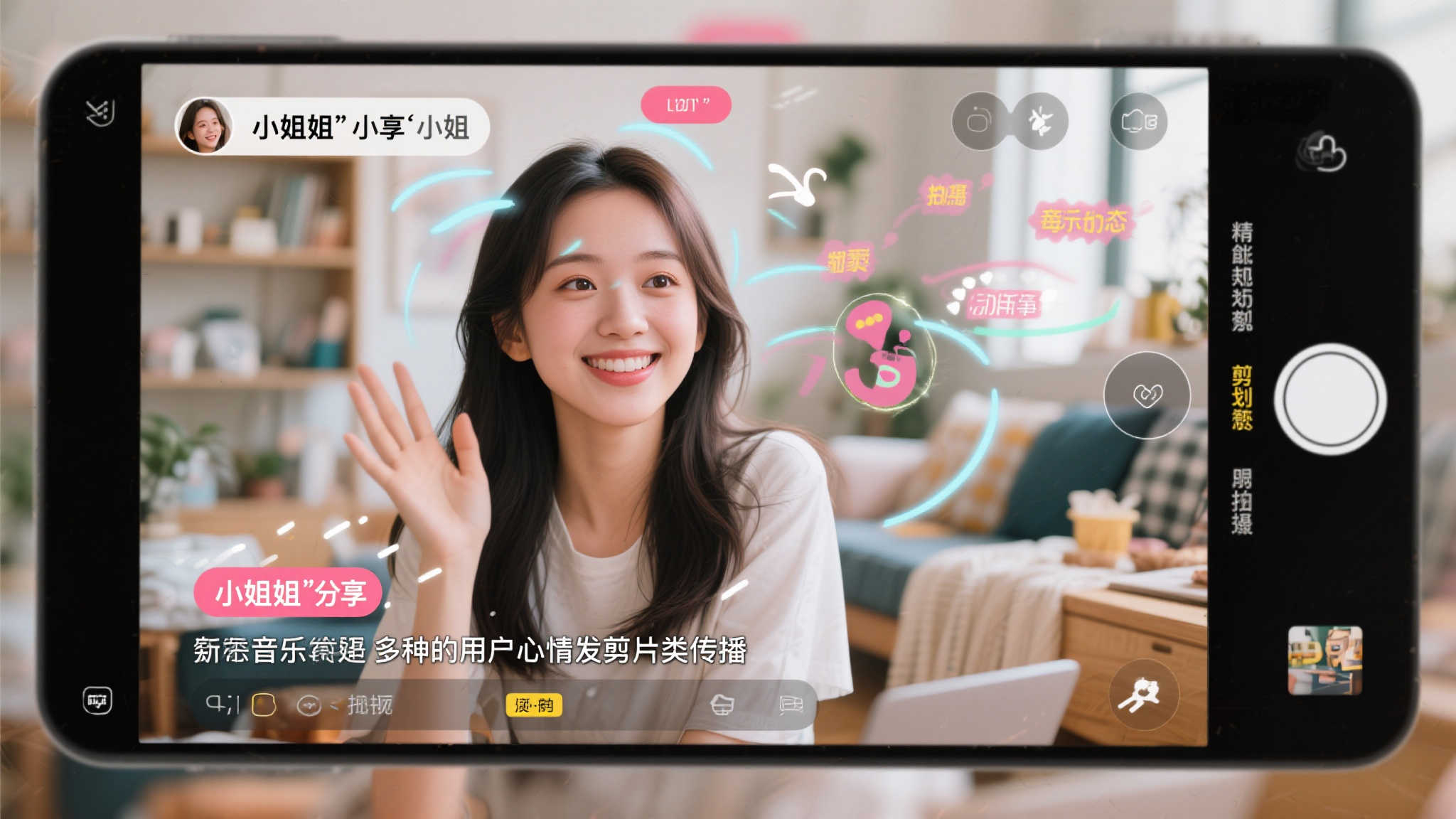 观众喜爱的内容，小姐姐赚钱背后的辛酸 动图